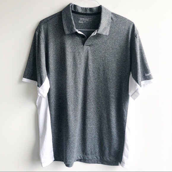 Nike Golf Tour Performance Gray Golf Shirt XL - Picture 1 of 4